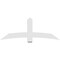 Ekena Millwork Bellingham Architectural Grade PVC Gable Bracket, 72"W x 27"H x 4"D x 6"F, 9/12 Pitch GBP072X27X0406BEL00 - alternate 4